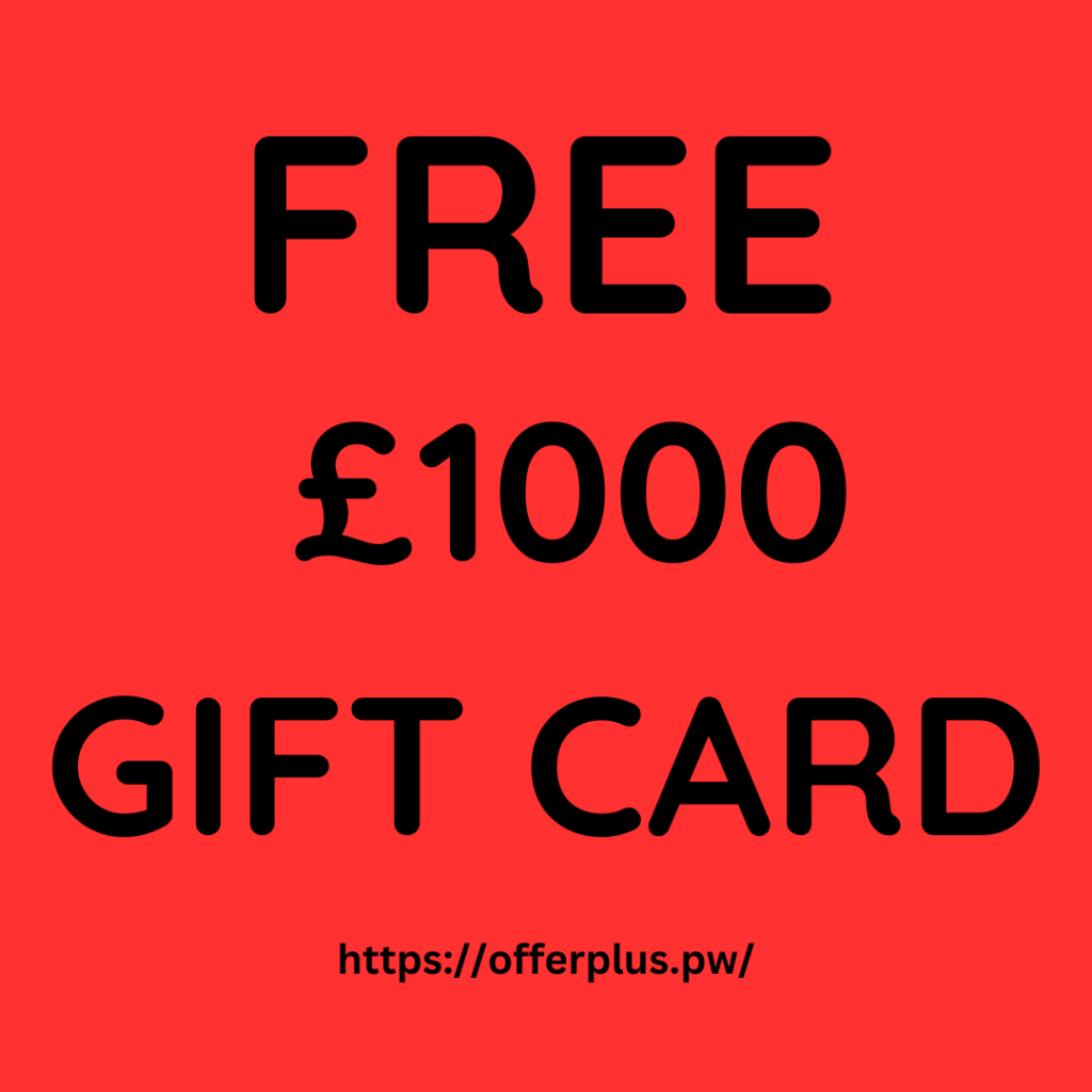 How to Claim Your £1,000 Argos e-Gift Card, Get a £1000 Argos e-gift card!, £1,000 Argos e-Gift Card, Free £1,000 Argos e-Gift Card