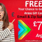 Your Chance to get a £75 Argos Gift Card, check argos gift card balance, How to Get a £75 Argos Gift Card, Chance to Get a £75 Argos Gift Card,