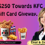 kfc $250 free gift card